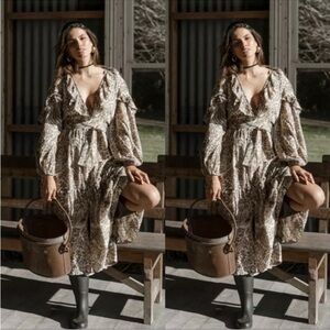 SPELL & The Gypsy Ada Gown in Leopard